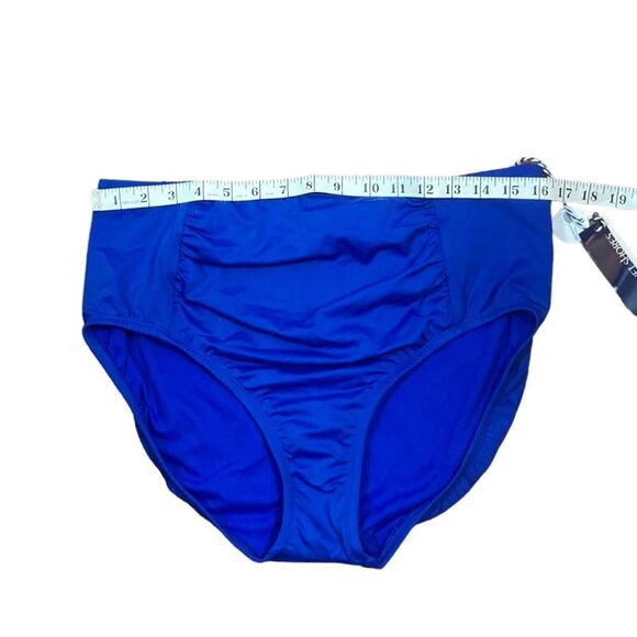 Sonnet Shores Blue High Rise Swim Bottoms, Size 16, NWT - Picture 5 of 8